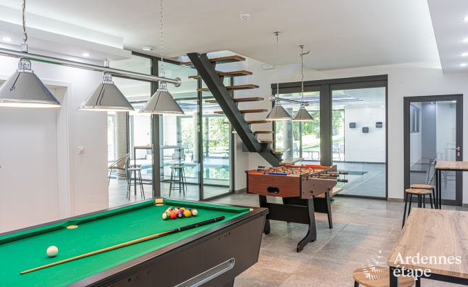Luxusvilla Bastogne 22 Pers. Ardennen Schwimmbad Wellness Behinderten gerecht