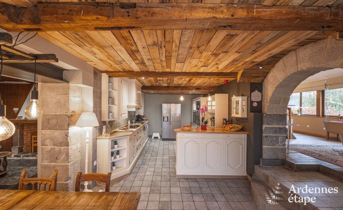 Charme Ferienhaus in Beauraing 15 Pers. Ardennen Schwimmbad Wellness Behinderten gerecht