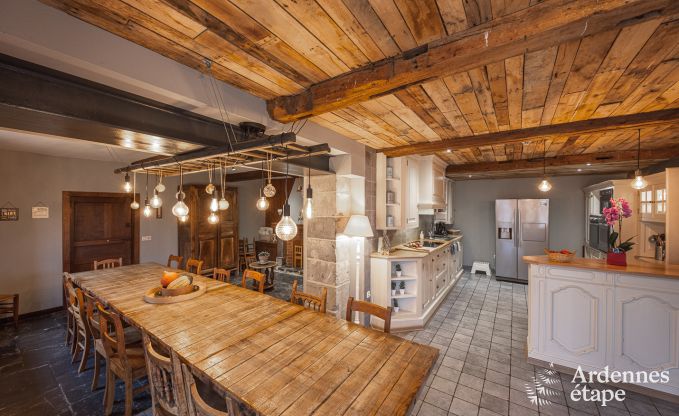 Charme Ferienhaus in Beauraing 15 Pers. Ardennen Schwimmbad Wellness Behinderten gerecht