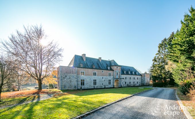 Schloss Beauraing 38 Pers. Ardennen Schwimmbad Wellness Behinderten gerecht