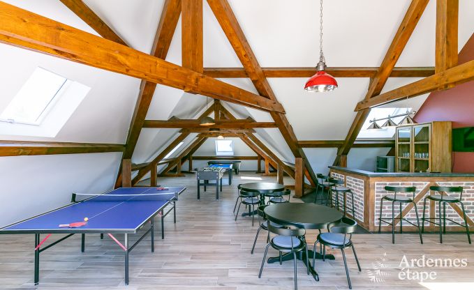 Schloss Beauraing 38 Pers. Ardennen Schwimmbad Wellness Behinderten gerecht