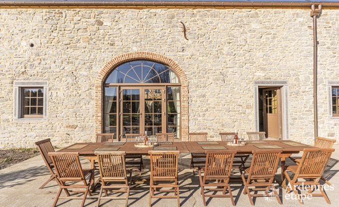 Schloss Beauraing 38 Pers. Ardennen Schwimmbad Wellness Behinderten gerecht