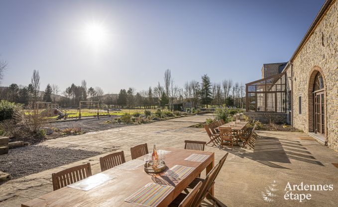 Schloss Beauraing 38 Pers. Ardennen Schwimmbad Wellness Behinderten gerecht