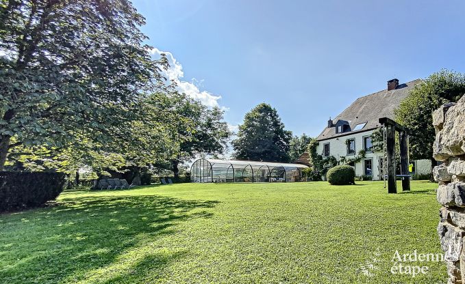 Charme Ferienhaus in Beauraing 15 Pers. Ardennen Schwimmbad Wellness Behinderten gerecht