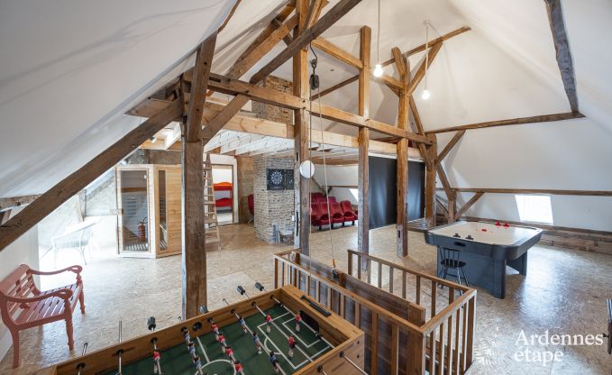 Charme Ferienhaus in Beauraing 15 Pers. Ardennen Schwimmbad Wellness Behinderten gerecht