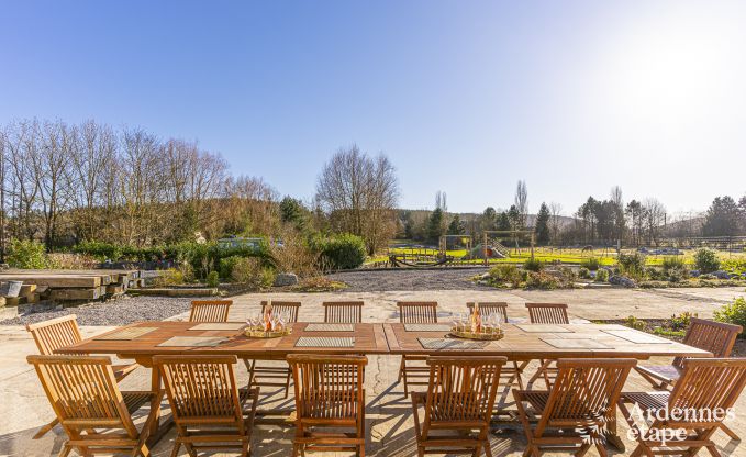 Schloss Beauraing 38 Pers. Ardennen Schwimmbad Wellness Behinderten gerecht