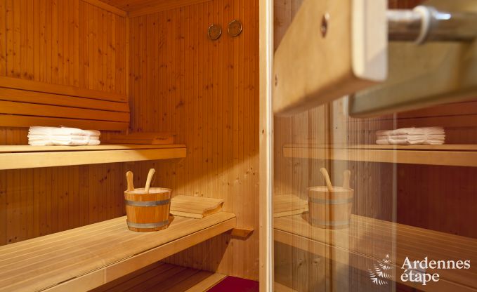 Ferienhaus im typischen Stil mit Sauna für 15 Personen in Bertrix