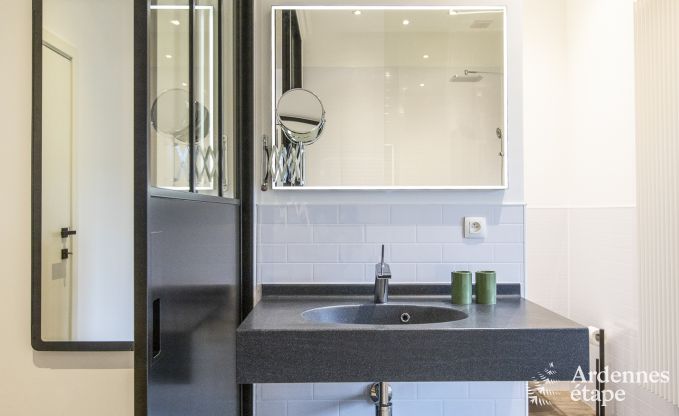 Wunderschnes Schloss in Bertrix: Unterkunft fr 20 Personen mit Hallenbad, Whirlpool und Infrarotkabine