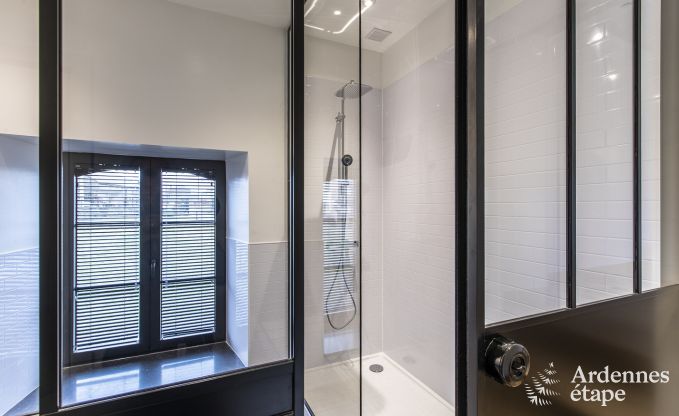 Wunderschnes Schloss in Bertrix: Unterkunft fr 20 Personen mit Hallenbad, Whirlpool und Infrarotkabine