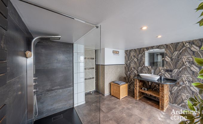 Komfortables Ferienhaus mit Hallenbad in Bertrix, Ardennen