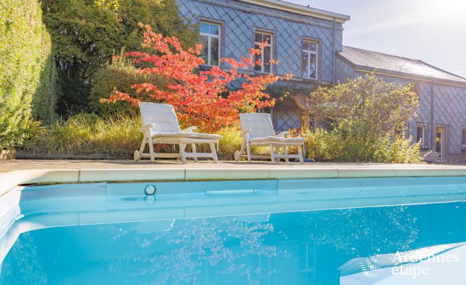 Ferienhaus Bertrix 9 Pers. Ardennen Schwimmbad Wellness