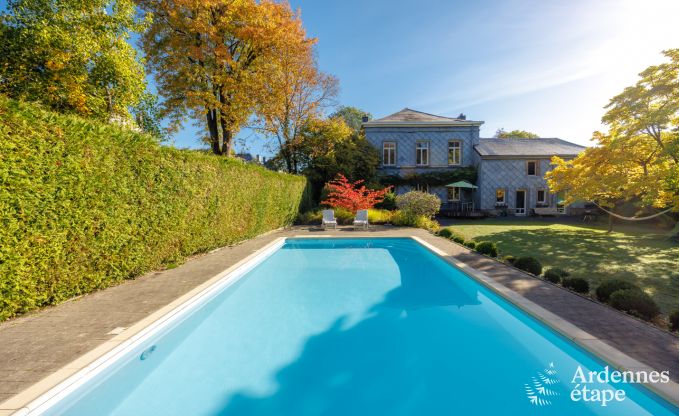 Ferienhaus Bertrix 9 Pers. Ardennen Schwimmbad Wellness
