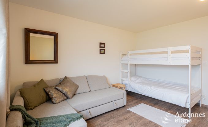 Ferienhaus in Bi�vre: haustierfreundlicher Komfort f�r 12 Personen mit Sauna in den Ardennen