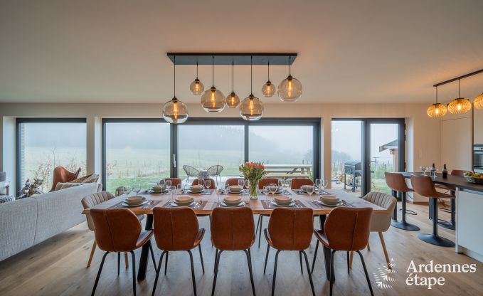 Ferienhaus in Bi�vre: haustierfreundlicher Komfort f�r 12 Personen mit Sauna in den Ardennen