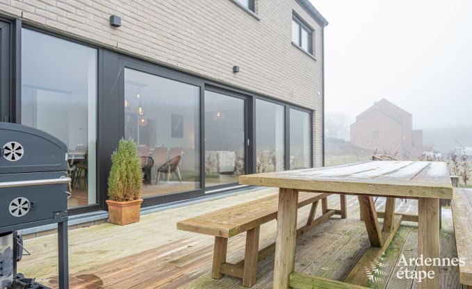 Ferienhaus in Bi�vre: haustierfreundlicher Komfort f�r 12 Personen mit Sauna in den Ardennen