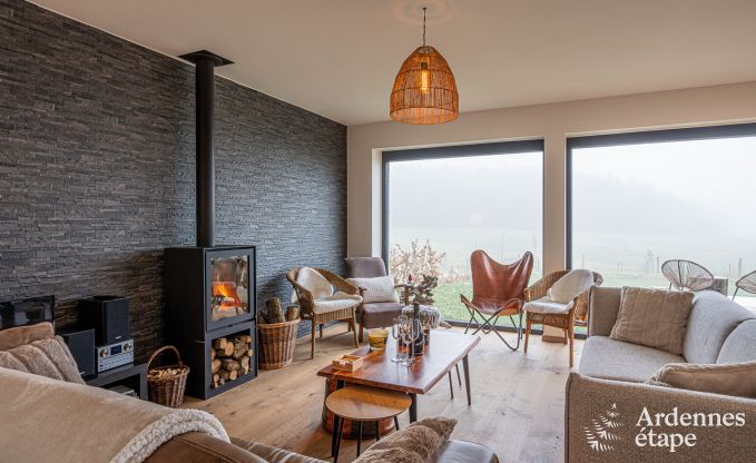 Ferienhaus in Bi�vre: haustierfreundlicher Komfort f�r 12 Personen mit Sauna in den Ardennen