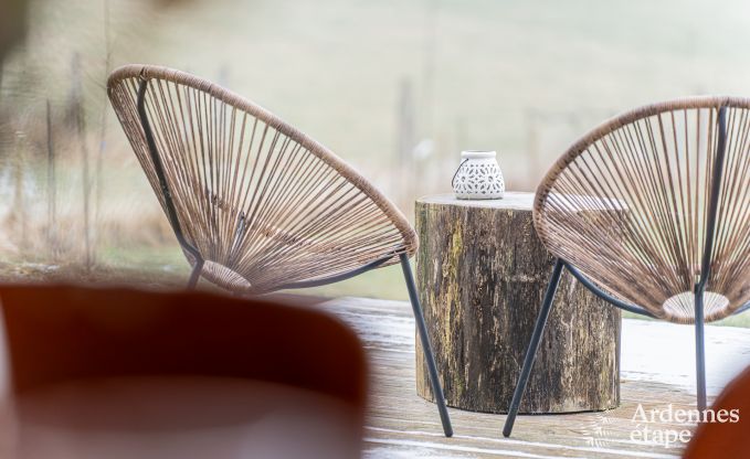 Ferienhaus in Bi�vre: haustierfreundlicher Komfort f�r 12 Personen mit Sauna in den Ardennen