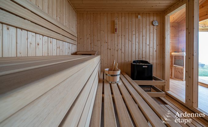 Ferienhaus in Bi�vre: haustierfreundlicher Komfort f�r 12 Personen mit Sauna in den Ardennen
