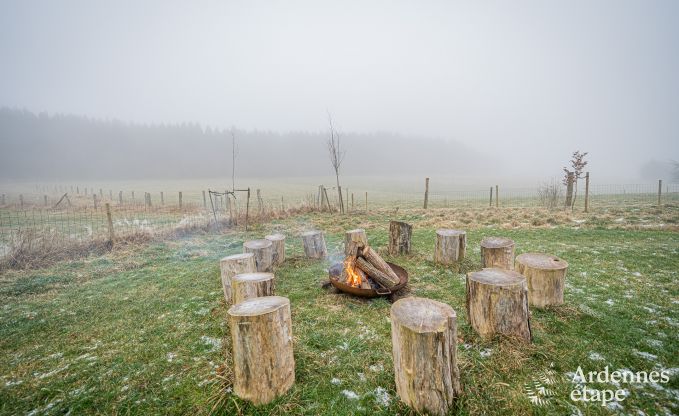 Ferienhaus in Bi�vre: haustierfreundlicher Komfort f�r 12 Personen mit Sauna in den Ardennen