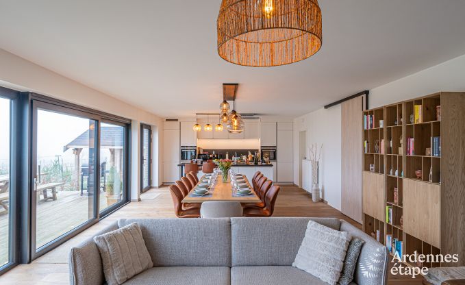 Ferienhaus in Bi�vre: haustierfreundlicher Komfort f�r 12 Personen mit Sauna in den Ardennen