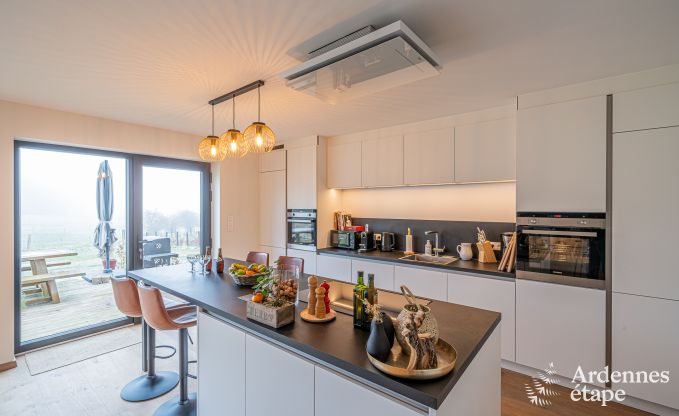Ferienhaus in Bi�vre: haustierfreundlicher Komfort f�r 12 Personen mit Sauna in den Ardennen