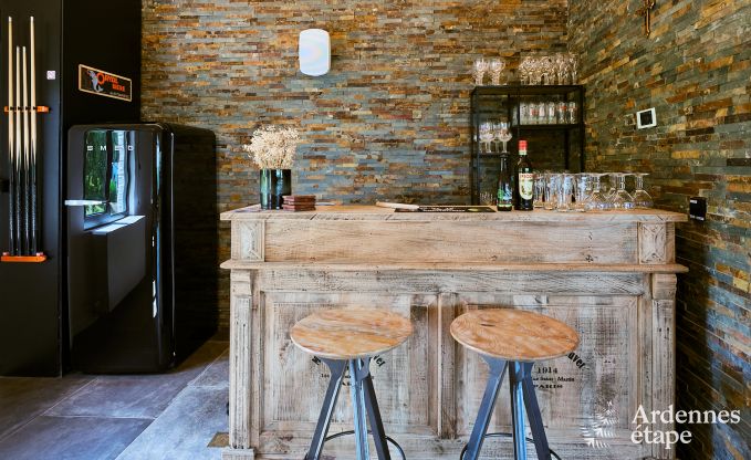 Charmantes Ferienhaus in Bi�vre-Cornimont f�r 6 Personen mit Whirlpool und Infrarotkabine