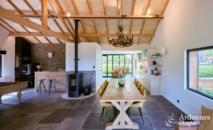 Charmantes Ferienhaus in Bi�vre-Cornimont f�r 6 Personen mit Whirlpool und Infrarotkabine