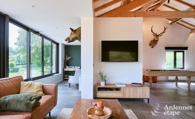 Charmantes Ferienhaus in Bi�vre-Cornimont f�r 6 Personen mit Whirlpool und Infrarotkabine