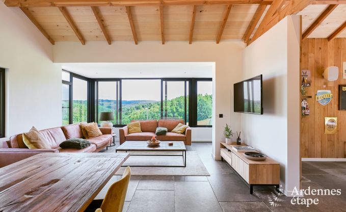 Charmantes Ferienhaus in Bi�vre-Cornimont f�r 6 Personen mit Whirlpool und Infrarotkabine