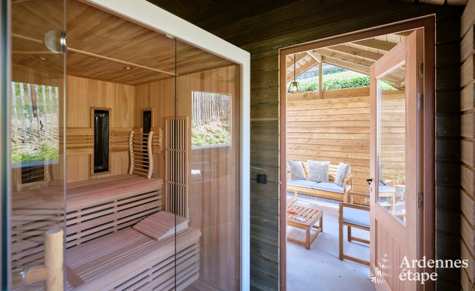 Charmantes Ferienhaus in Bi�vre-Cornimont f�r 6 Personen mit Whirlpool und Infrarotkabine