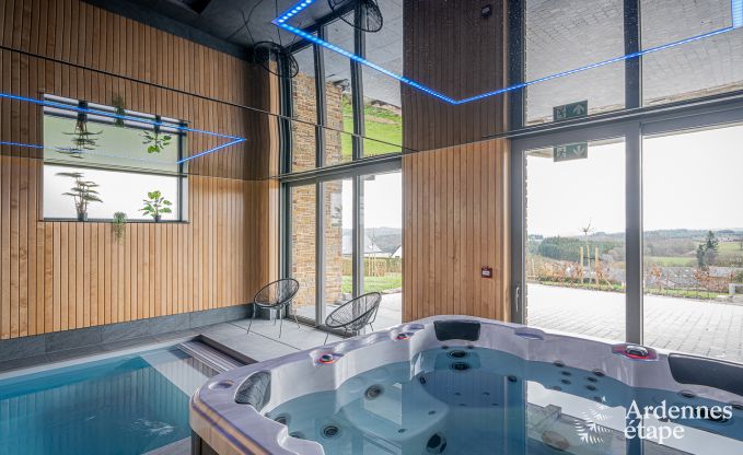 Luxusvilla Bouillon 14 Pers. Ardennen Schwimmbad Wellness Behinderten gerecht