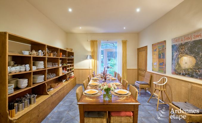 Vom ehemaligen Caf� zum Ferienhaus f�r 8 Personen in Bouillon: authentischer Charme und moderner Komfort