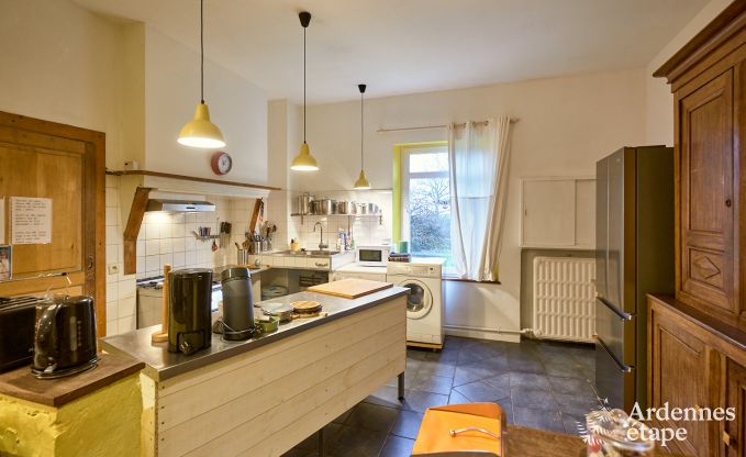 Vom ehemaligen Caf� zum Ferienhaus f�r 8 Personen in Bouillon: authentischer Charme und moderner Komfort