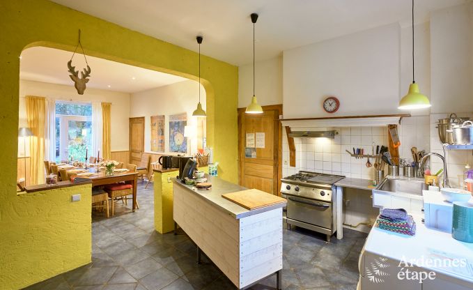 Vom ehemaligen Caf� zum Ferienhaus f�r 8 Personen in Bouillon: authentischer Charme und moderner Komfort