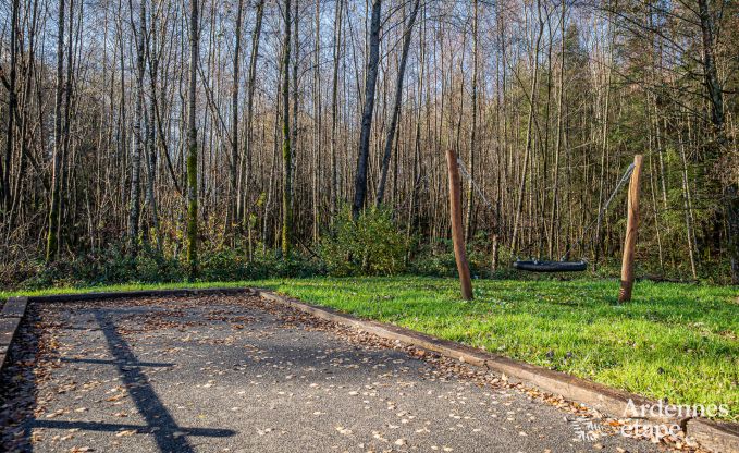 Luxus Chalet in Brognon fr 20 Personen mit beheiztem Auenpool, Outdoor-Jacuzzi und Sauna am See