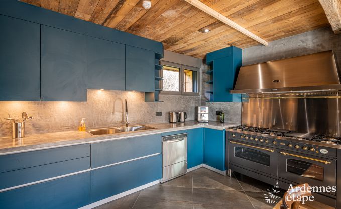 Luxus Chalet in Brognon fr 20 Personen mit beheiztem Auenpool, Outdoor-Jacuzzi und Sauna am See