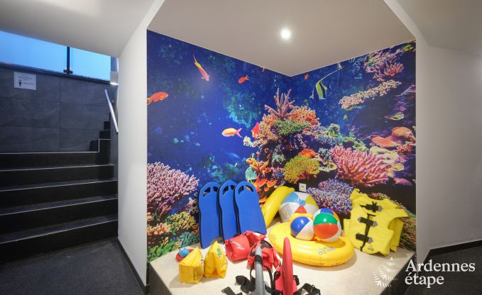 Gerumiges Bauernhaus in Bllingen fr 13 Personen mit Hallenbad, Sauna und Jacuzzi