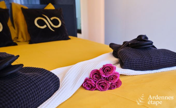 Einzigartiges Ferienhaus f�r 2 Personen in B�llingen mit privater Sauna, Jacuzzi und Au�endusche