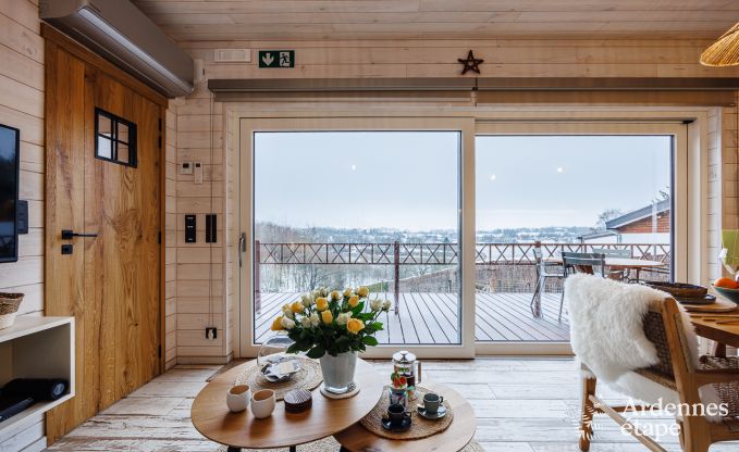 Chalet mit au�ergew�hnlicher Aussicht Butgenbach 2 Pers. Ardennen