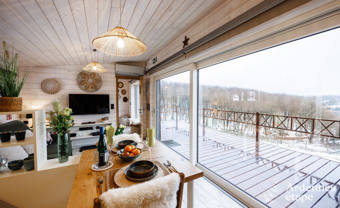 Chalet mit au�ergew�hnlicher Aussicht Butgenbach 2 Pers. Ardennen
