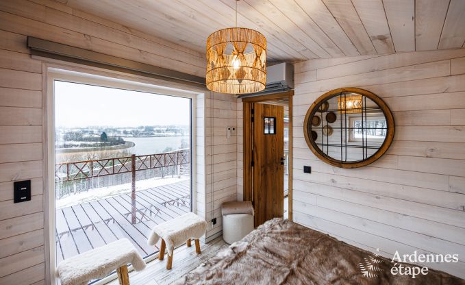 Chalet mit au�ergew�hnlicher Aussicht Butgenbach 2 Pers. Ardennen