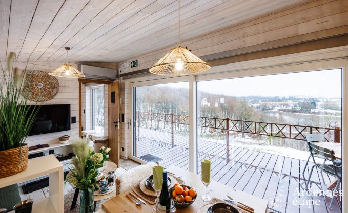 Chalet mit au�ergew�hnlicher Aussicht Butgenbach 2 Pers. Ardennen