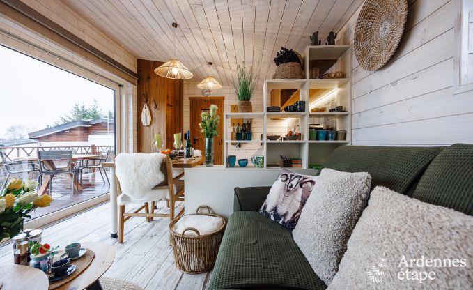 Chalet mit au�ergew�hnlicher Aussicht Butgenbach 2 Pers. Ardennen