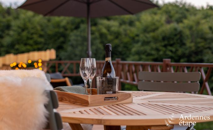 Chalet mit au�ergew�hnlicher Aussicht Butgenbach 2 Pers. Ardennen