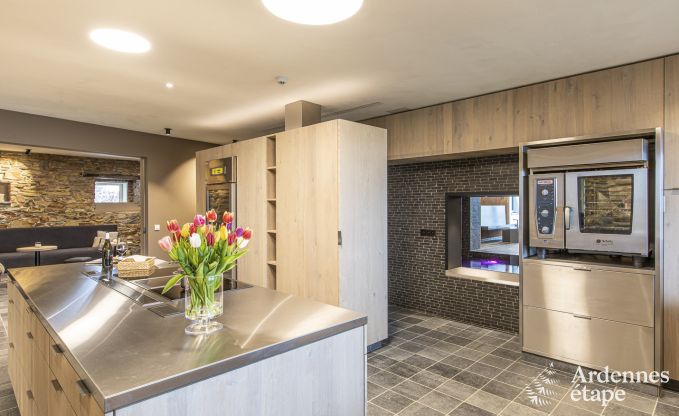 Luxusvilla Butgenbach 28 Pers. Ardennen Schwimmbad Wellness Behinderten gerecht