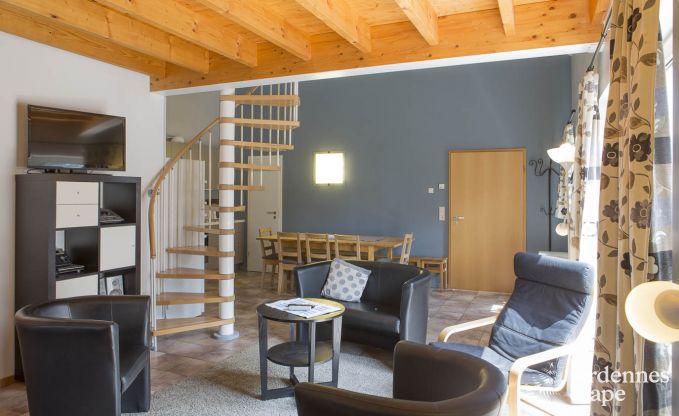 Modernes Appartement f�r 6 Personen in Butgenbach mit 3 Schlafzimmern und Gemeinschaftsgarten