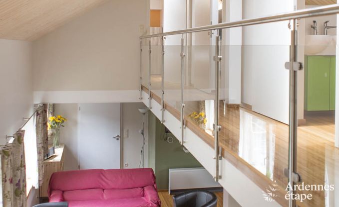 Gerumige Ferienwohnung fr 12 Personen mit 5 Schlafzimmern und gemeinsamem Privatgarten und Wellness in Butgenbach