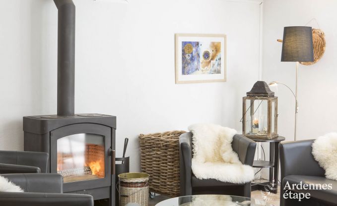 Gerumige Ferienwohnung fr 12 Personen mit 5 Schlafzimmern und gemeinsamem Privatgarten und Wellness in Butgenbach