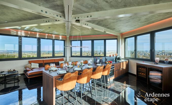 Luxusferienhaus in Butgenbach: Wasserturm mit Sauna, Whirlpool und Panoramablick f�r 6 Personen