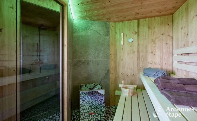 Luxusferienhaus in Butgenbach: Wasserturm mit Sauna, Whirlpool und Panoramablick f�r 6 Personen